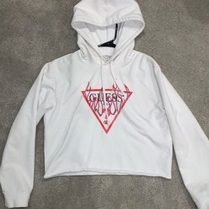 Guess cropped hoodie